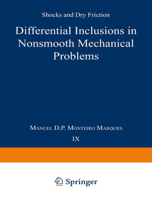 cover image of Differential Inclusions in Nonsmooth Mechanical Problems